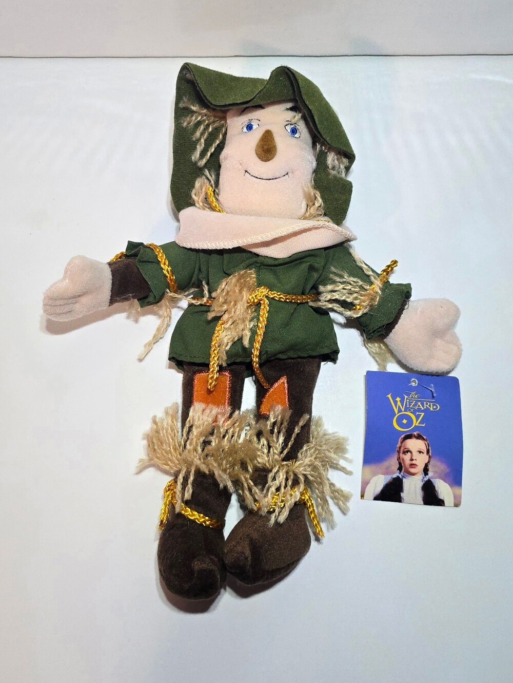 Wizard Of Oz Scarecrow Bean Bag Plush Warner Bros 1998 Vintage Collectible Toy